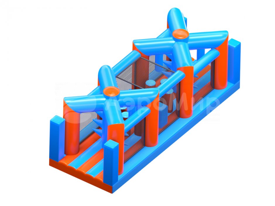 Надувная полоса препятствий СНП-61