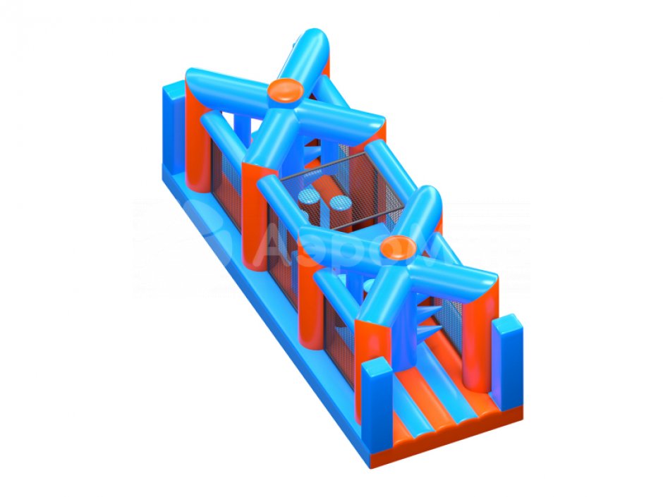 Надувная полоса препятствий СНП-61