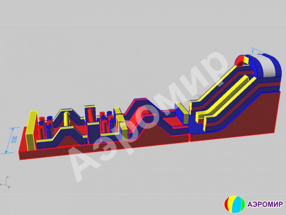Надувной лабиринт СНП-18