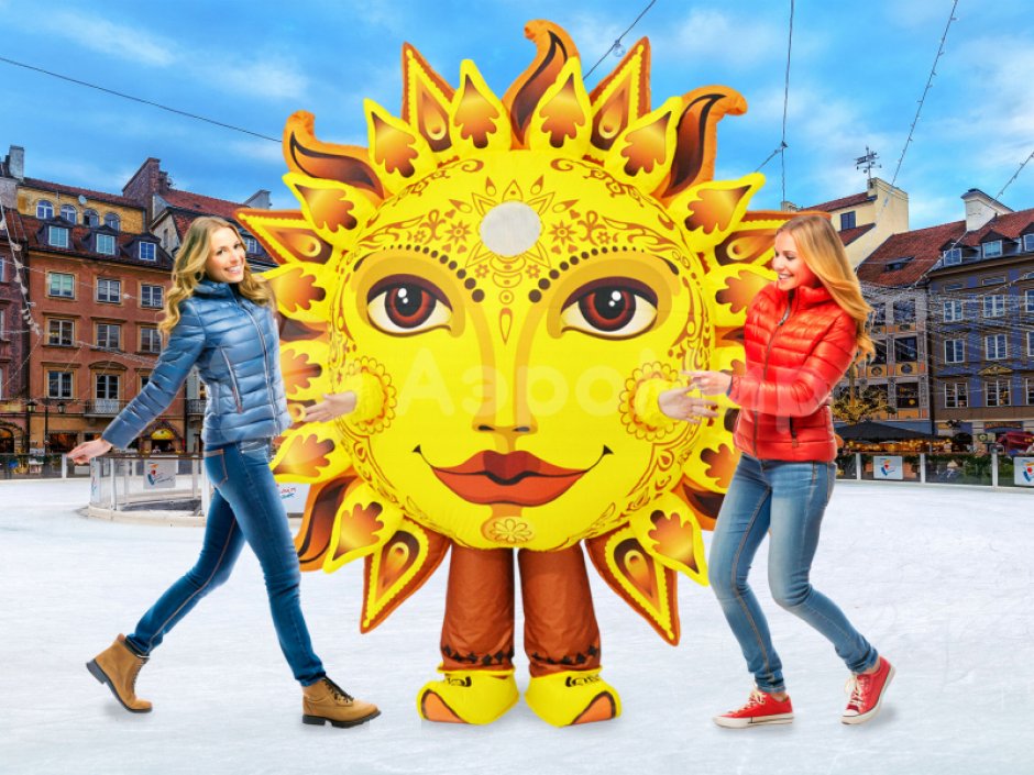 Надувной костюм Солнышко Этно