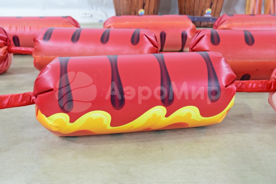 Командный игровой реквизит Канат-сосиска для эстафет спортивных состязаний