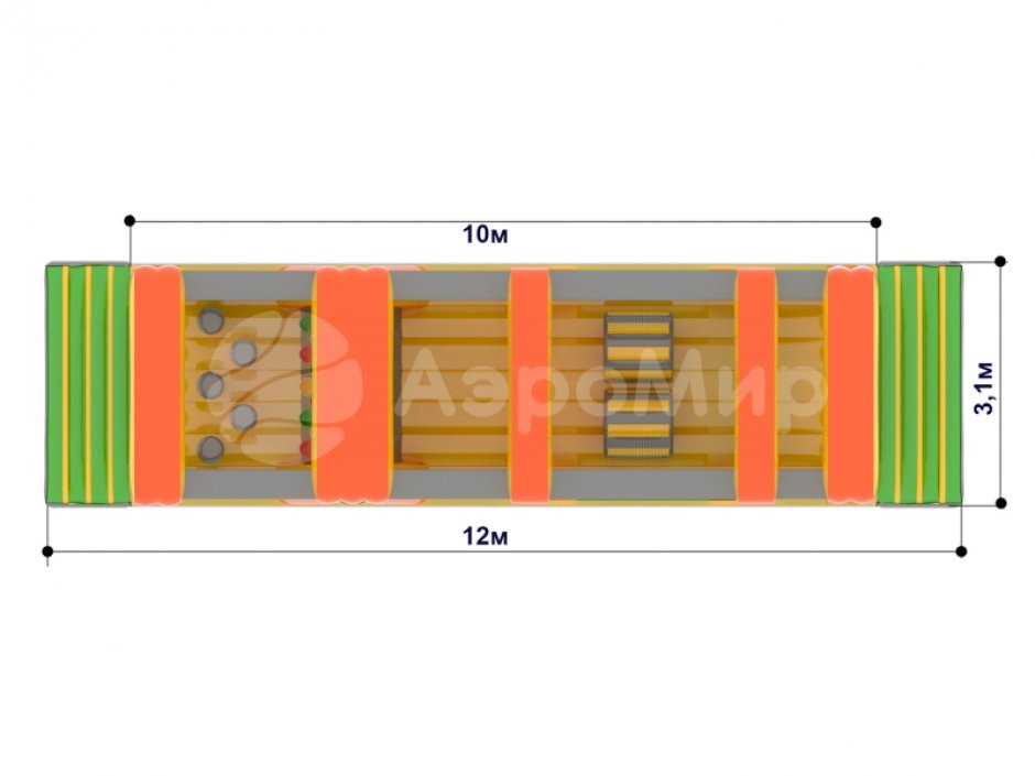 Надувной лабиринт СНП-68