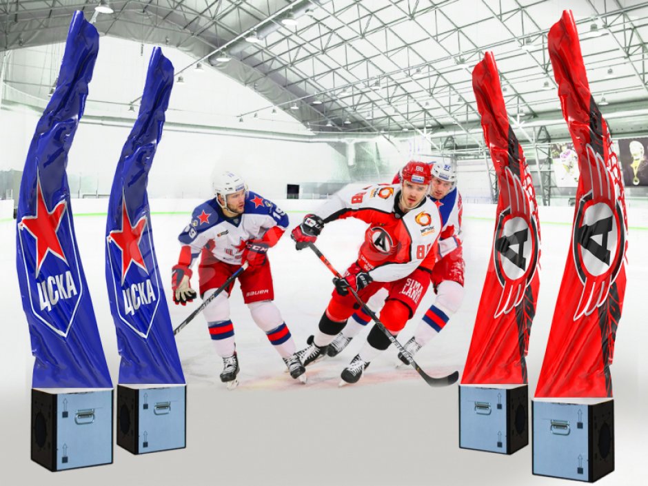 Имитация пламени для спортивных мероприятий