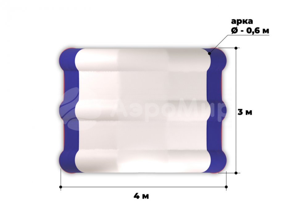 Надувная стартовая зона для спортивных мероприятий