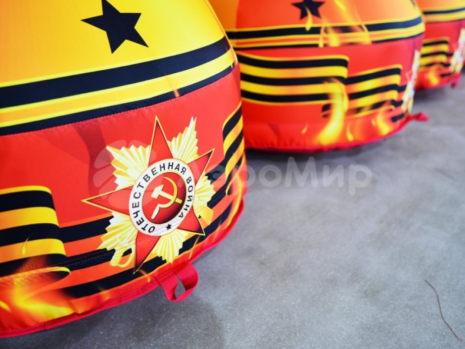 Колонна со звездой — торжественное оформление 9 мая