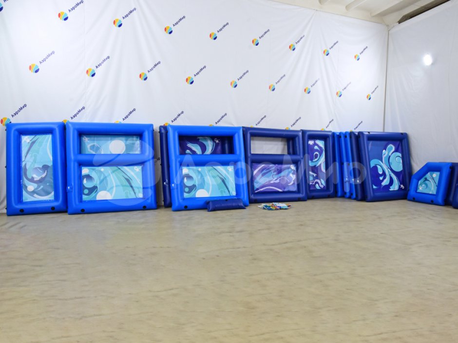 Надувная тактическая фигура Окно (Window) для игры в пейнтбол, нёрф, лазертаг и арчеритаг