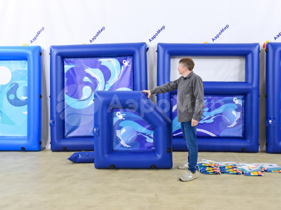 Надувная тактическая фигура Окно (Window) для игры в пейнтбол, нёрф, лазертаг и арчеритаг