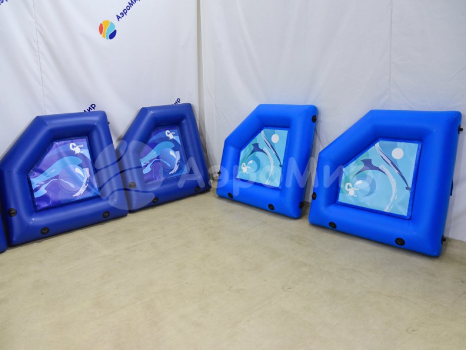 Надувная тактическая фигура Клин (Wedge) для игры в пейнтбол, нёрф, лазертаг и арчеритаг