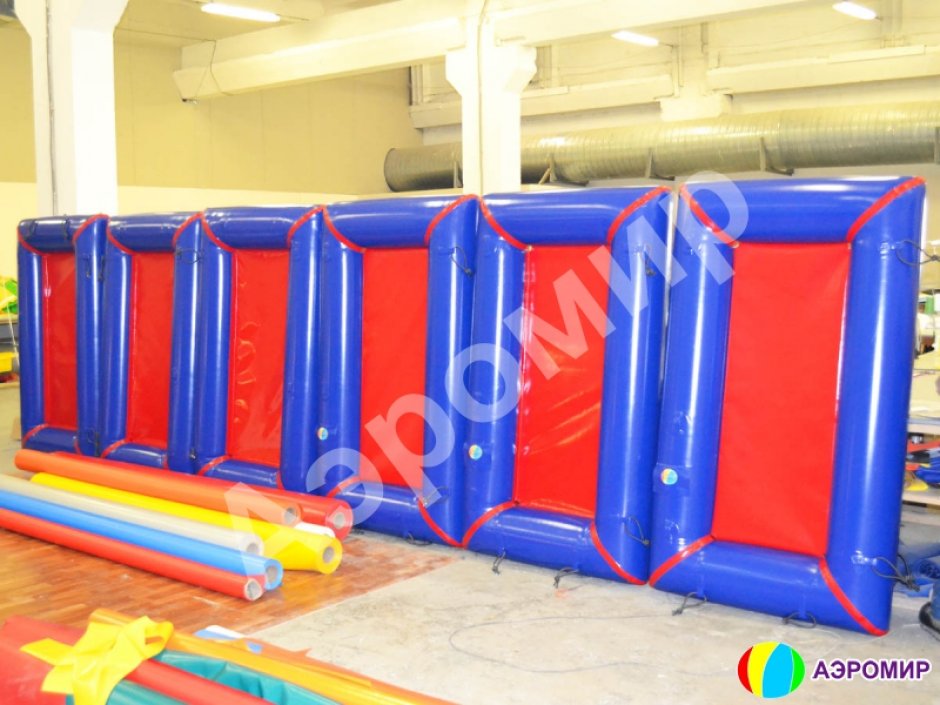 Надувная тактическая фигура Стена малая (Low wall) для игры в пейнтбол, нёрф, лазертаг и арчеритаг