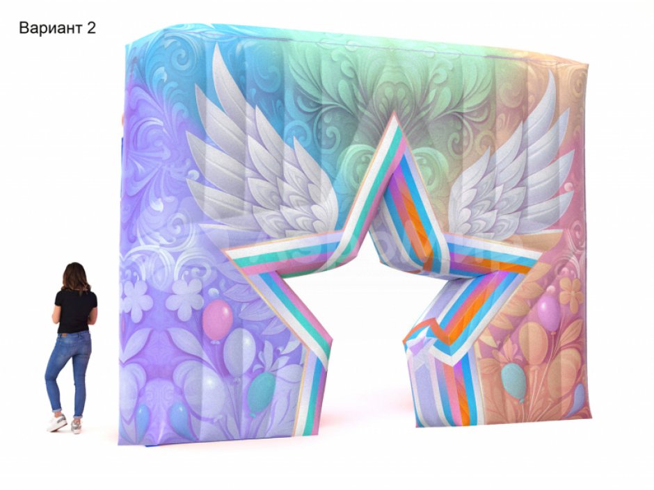 Надувная стена 