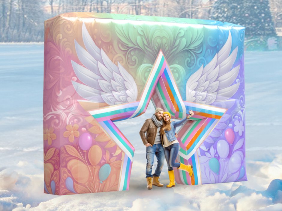 Надувная стена 