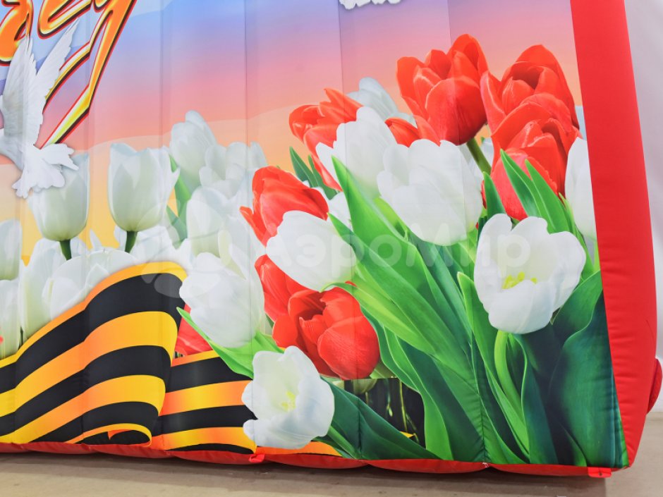 Надувная стена со звездой