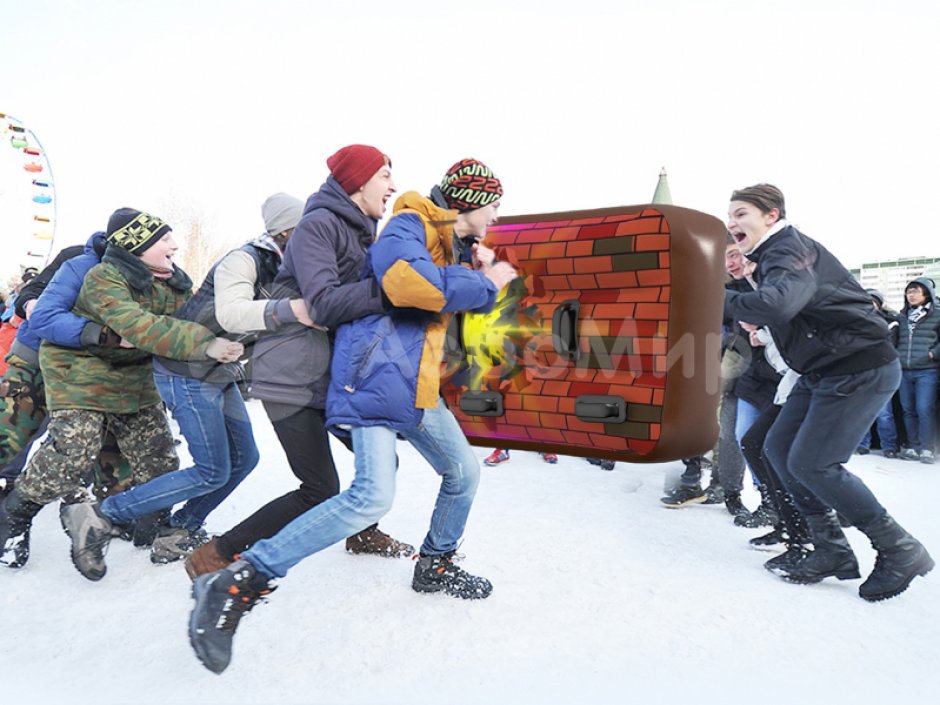 Стенка на стенку — игровой реквизит для шуточных боев