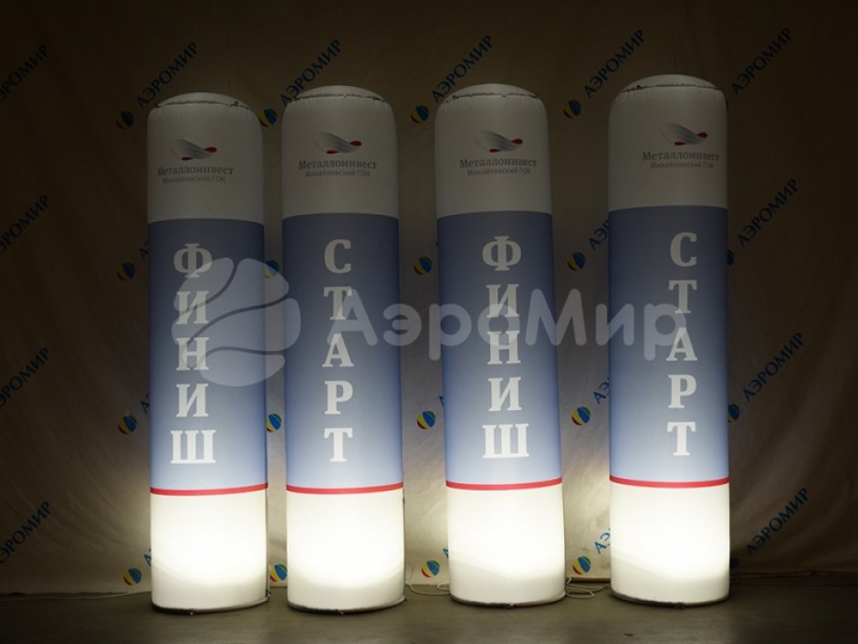 Надувной рекламный столб