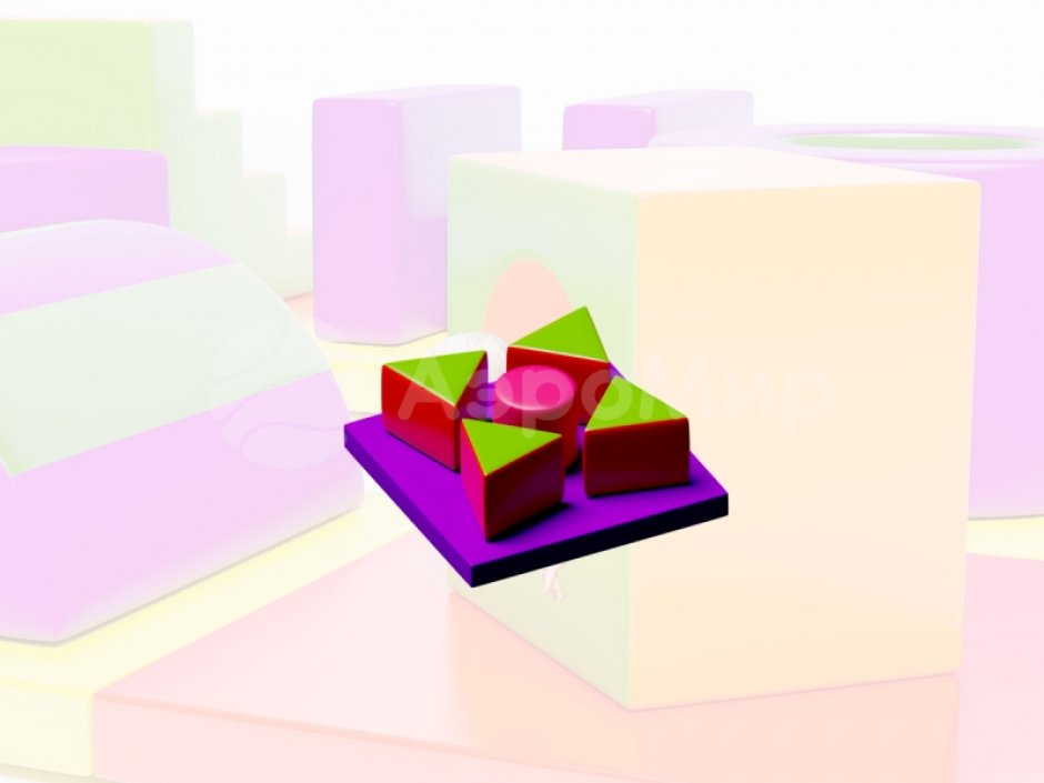 Мягкий игровой модуль Стрелки - элемент мягкой полосы