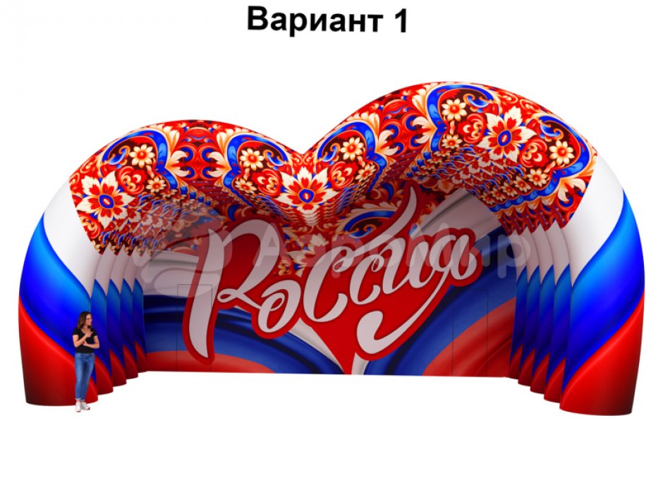 Надувная сцена Сердце