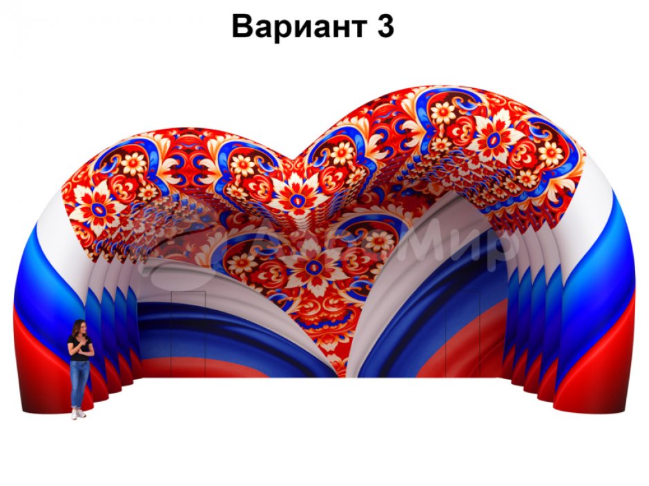 Надувная сцена Сердце