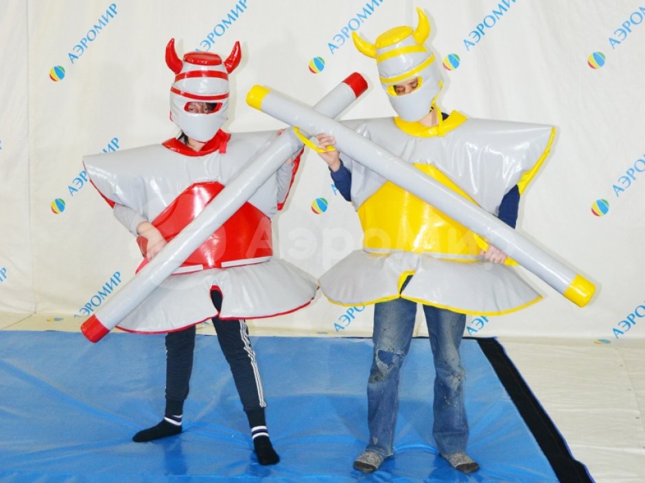 Игровые костюмы Сумобыки или Викинги для командных игр и развлечений