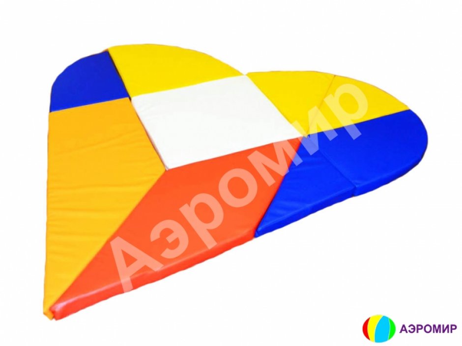 Мягкий конструктор «Танграм-Сердце»