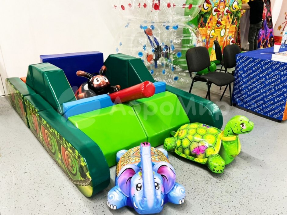 Мягкий конструктор Танк для игровой комнаты