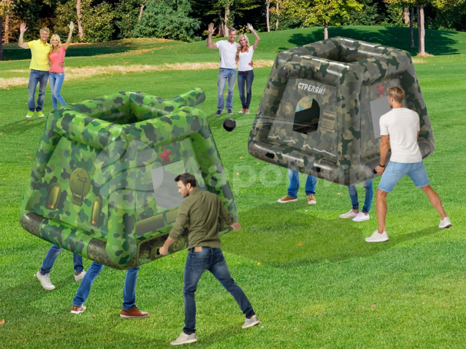 Игра в танки для активных командных игр