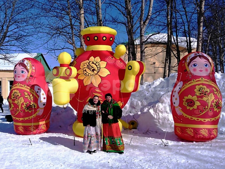Надувная Русская матрешка — большие матрешки, авторский дизайн
