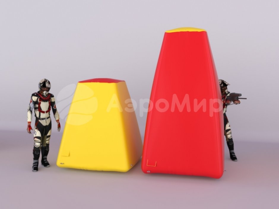 Надувная тактическая фигура Темпл Майя (Temple Maya) для игры в пейнтбол, нёрф, лазертаг и арчеритаг