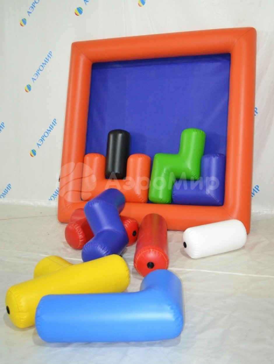 Надувной Тетрис — герметичный аттракцион