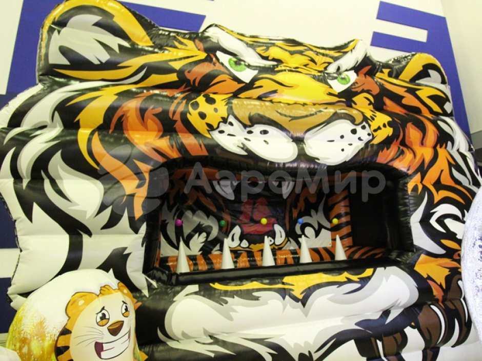 Тигр-Тир — надувной тир с тигриным оскалом