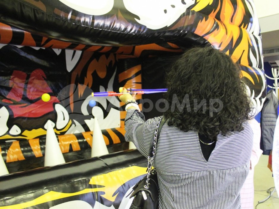 Тигр-Тир — надувной тир с тигриным оскалом