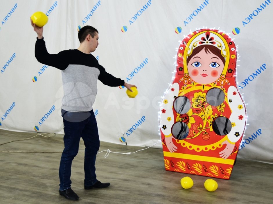 Матрёшка-тир — игра на меткость и точность