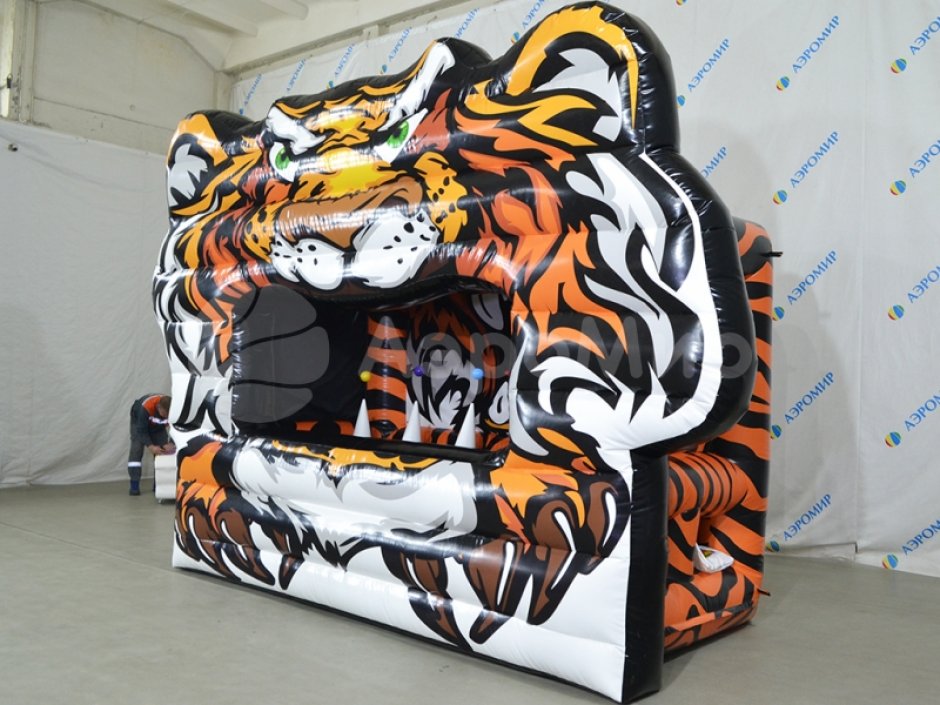 Тигр-Тир — надувной тир с тигриным оскалом