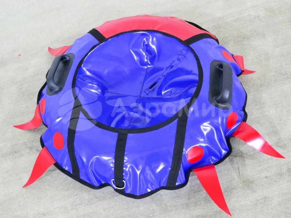 Санки-ватрушки с декором — тюбинг с декором