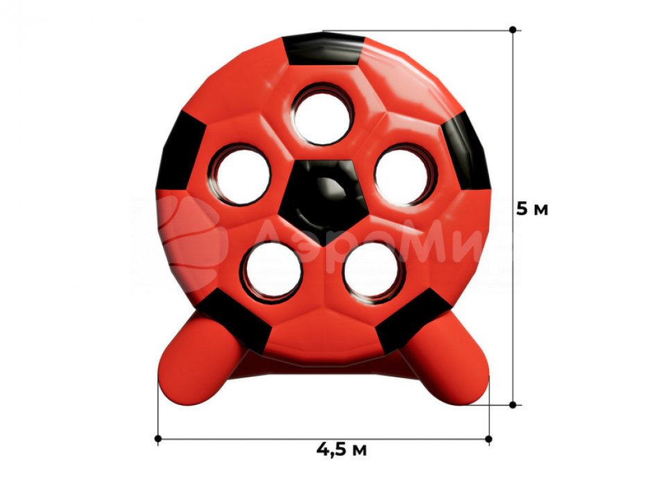 Точный гол — надувной футбольный дартс