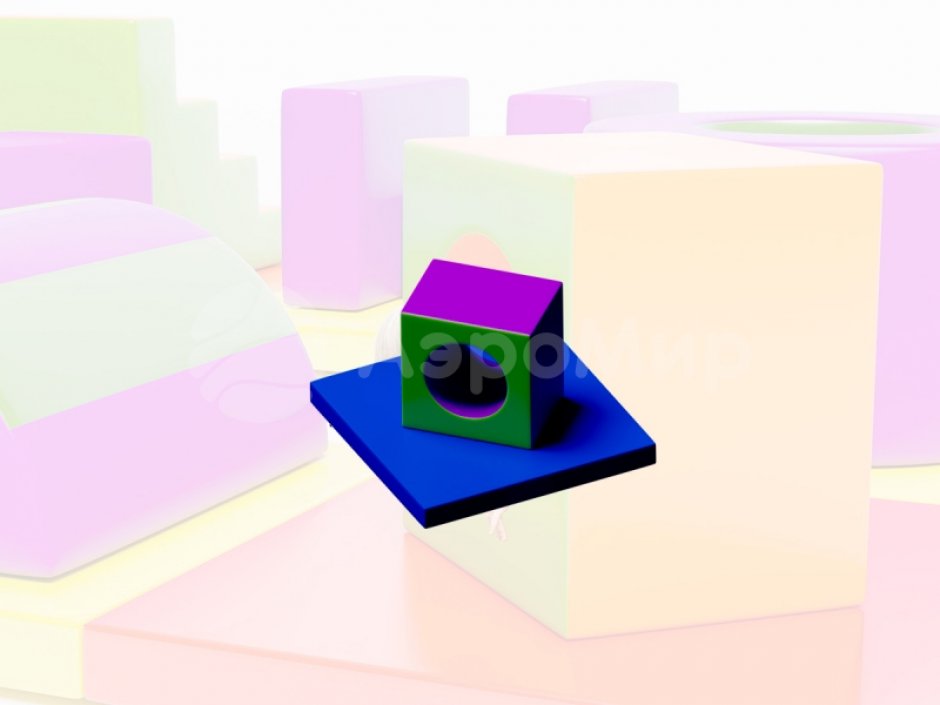 Мягкий игровой модуль Туннель - элемент мягкой полосы