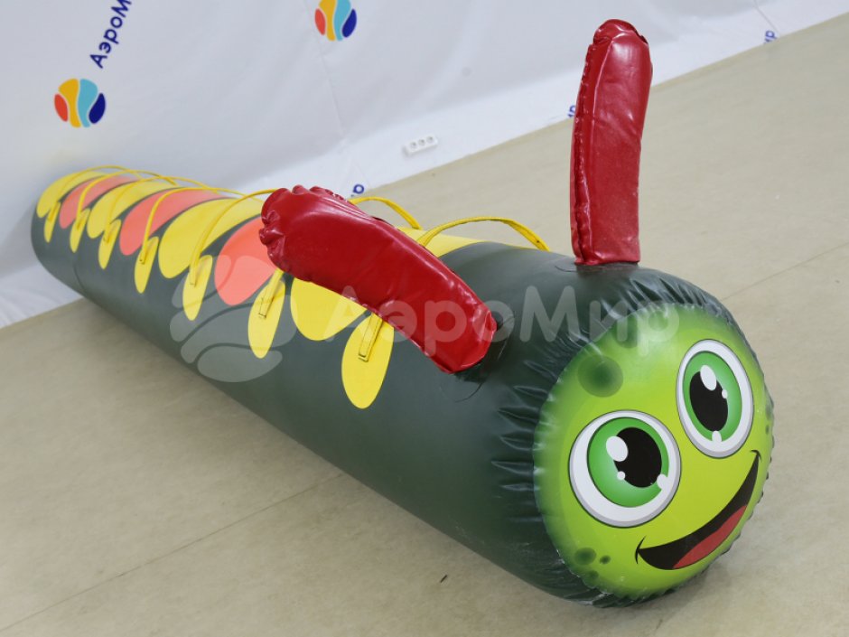 Надувная Торпеда-Гусеница — для веселых стартов, шуточных забегов и эстафет