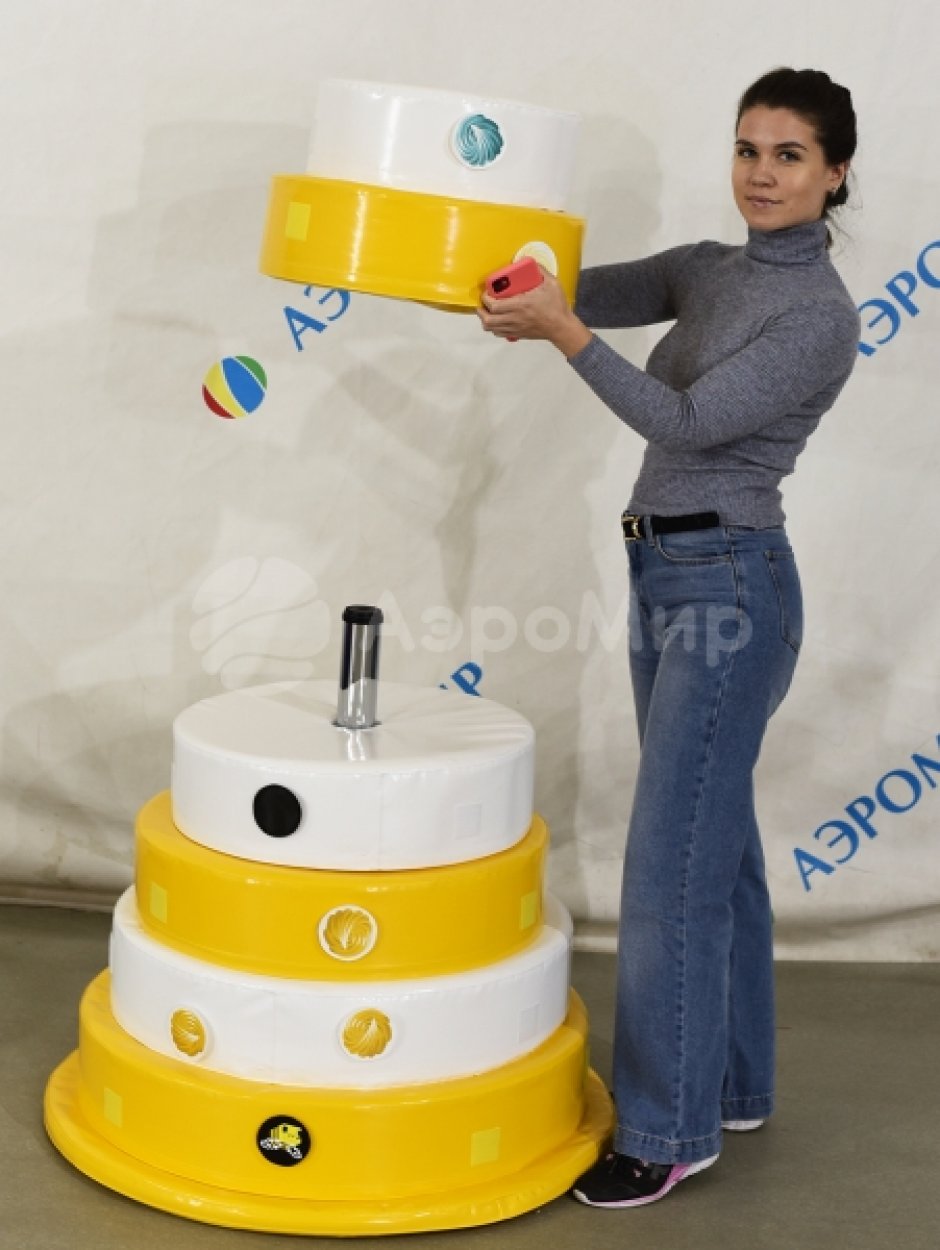 Мягкий игровой набор Собери торт — для игр, творчества и развития