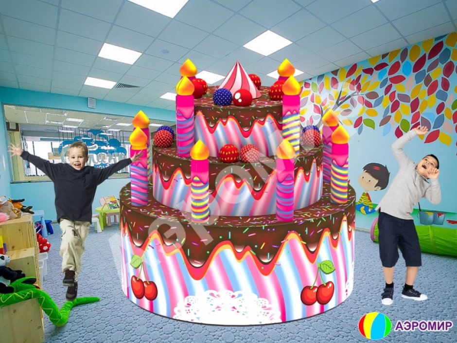 Надувной торт