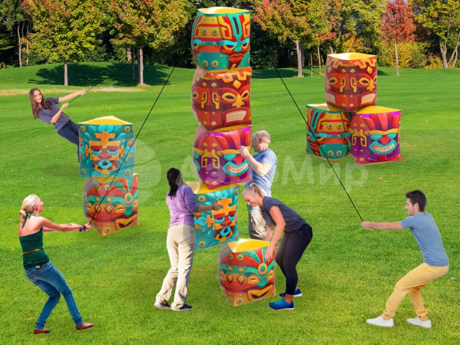 Тотем — балансир, командный игровой набор и увлекательная игра на сплочение