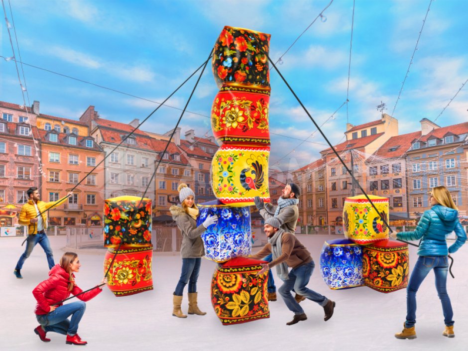 Тотем — балансир, командный игровой набор и увлекательная игра на сплочение