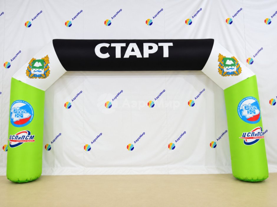 Надувная арка трапеция
