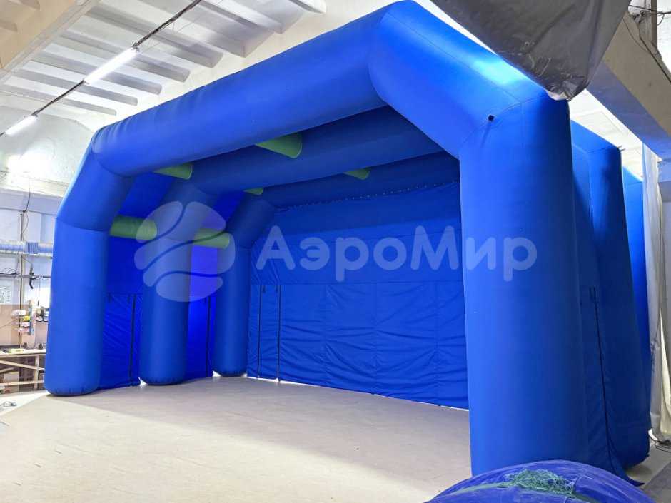 Надувная сцена Трапеция синяя