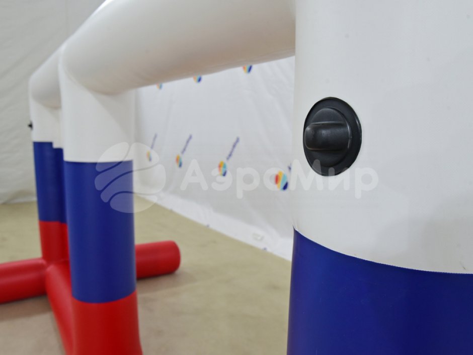 Прямоугольные ворота с окнами Каскад 2.0