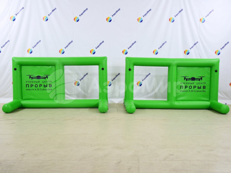 Прямоугольные ворота с окнами Каскад 2.0