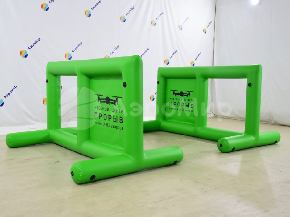 Прямоугольные ворота с окнами Каскад 2.0