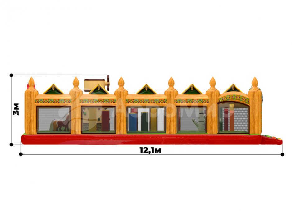 Тридевятое царство — большой авторский батут на 66 м²
