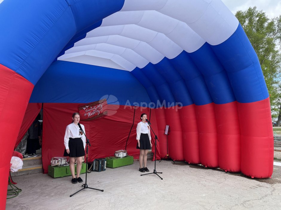 Сцена надувная для улицы