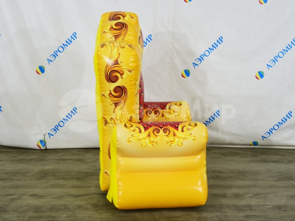 Надувной трон, праздничное кресло