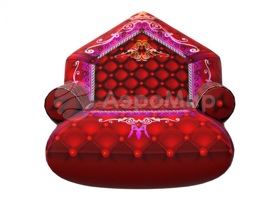 Надувные сани-трон — игровой реквизит для эстафет и развлечений на открытом воздухе