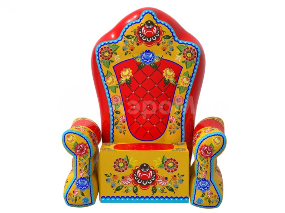 Надувной трон, праздничное кресло